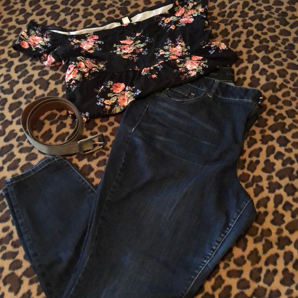 Lane Bryant T3 skinny jeans